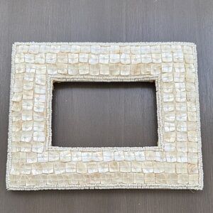 Vintage Shell Mosaic Photo Frame